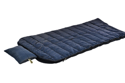 Roxform Single Navy Blue Sleeping Bag for Adults & Kids - Lightweight, Waterproof, Comfortable for Spring, Summer, Fall - Hiking, Traveling, Camping