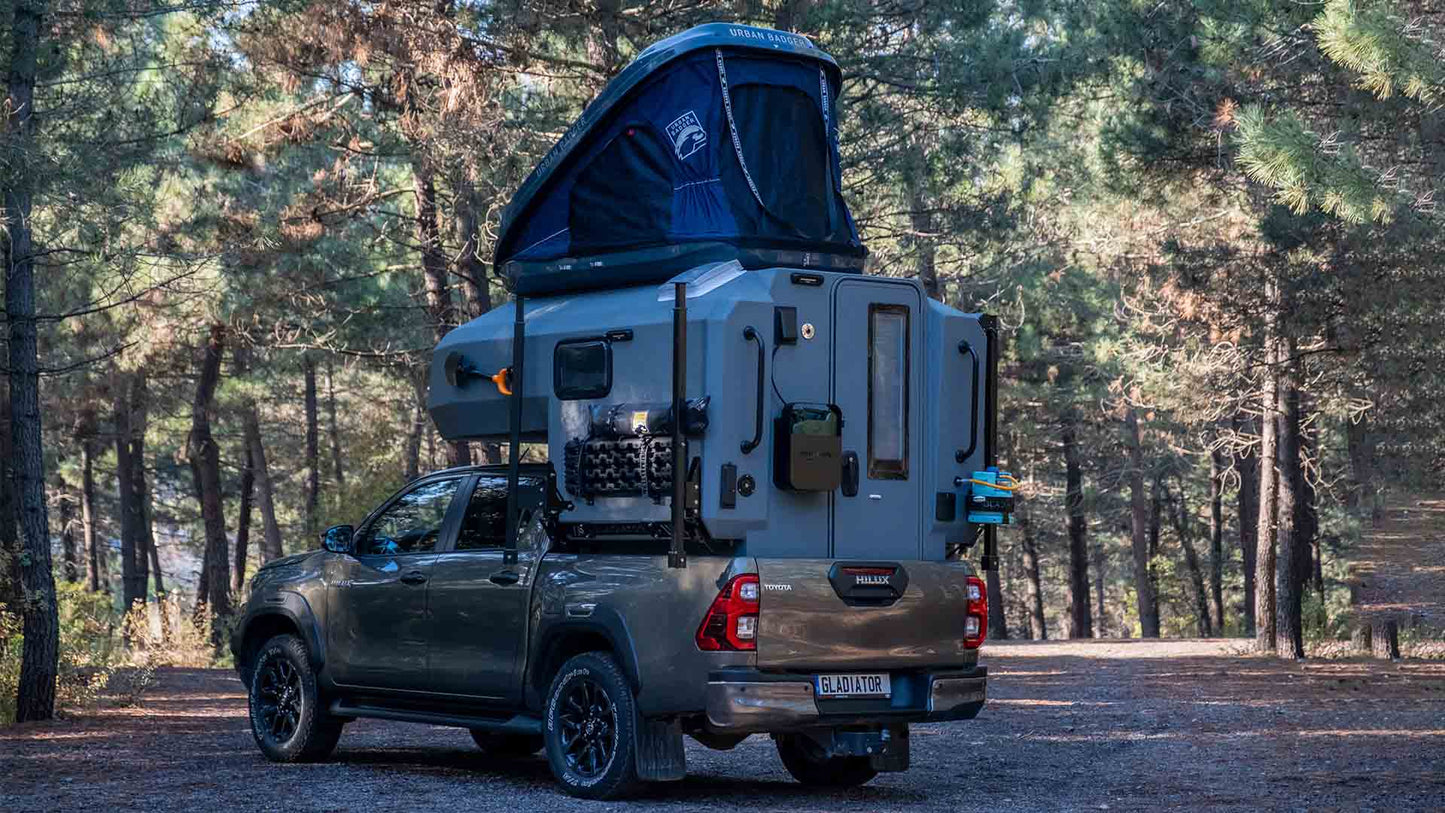 Roxform Gladiator SE Hardtop Canopy Pickup Camper: Ultimate Off-Road Comfort - Mega Edition